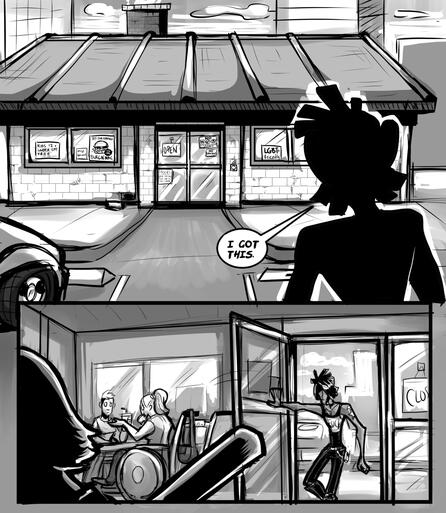 page 1 of snake n twig vs the underground (side story)