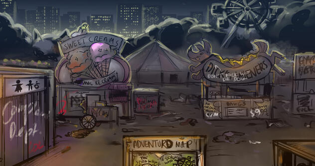 backdrop study for shit city